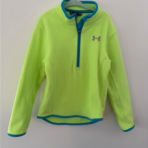 Under Armour Kids Bright Lime Fleece Pullover